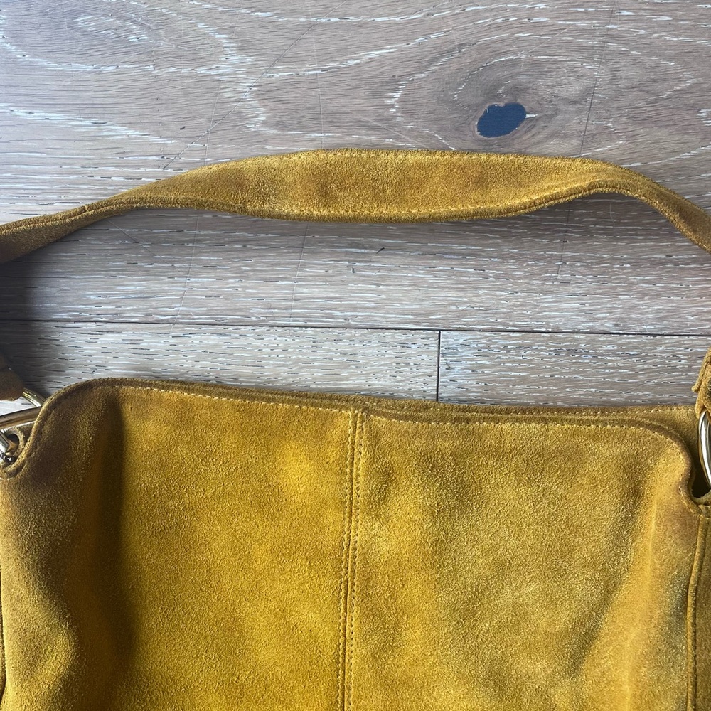 Giani Bernini Yellow Shoulder Bag with Slouchy Design - Picture 4 of 14